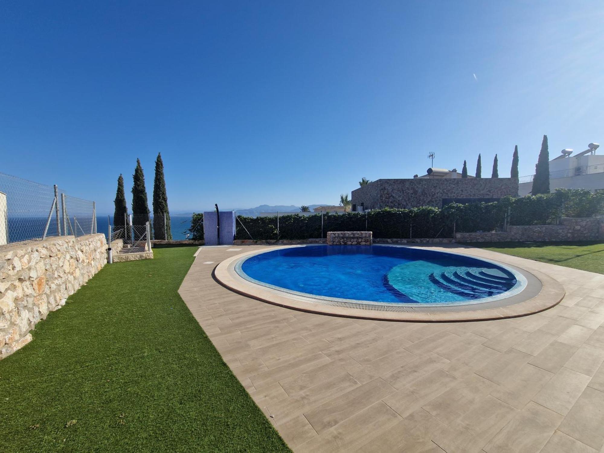 Willa Casa Buena Vista Con Piscina Y Ascensor Cullera Zewnętrze zdjęcie